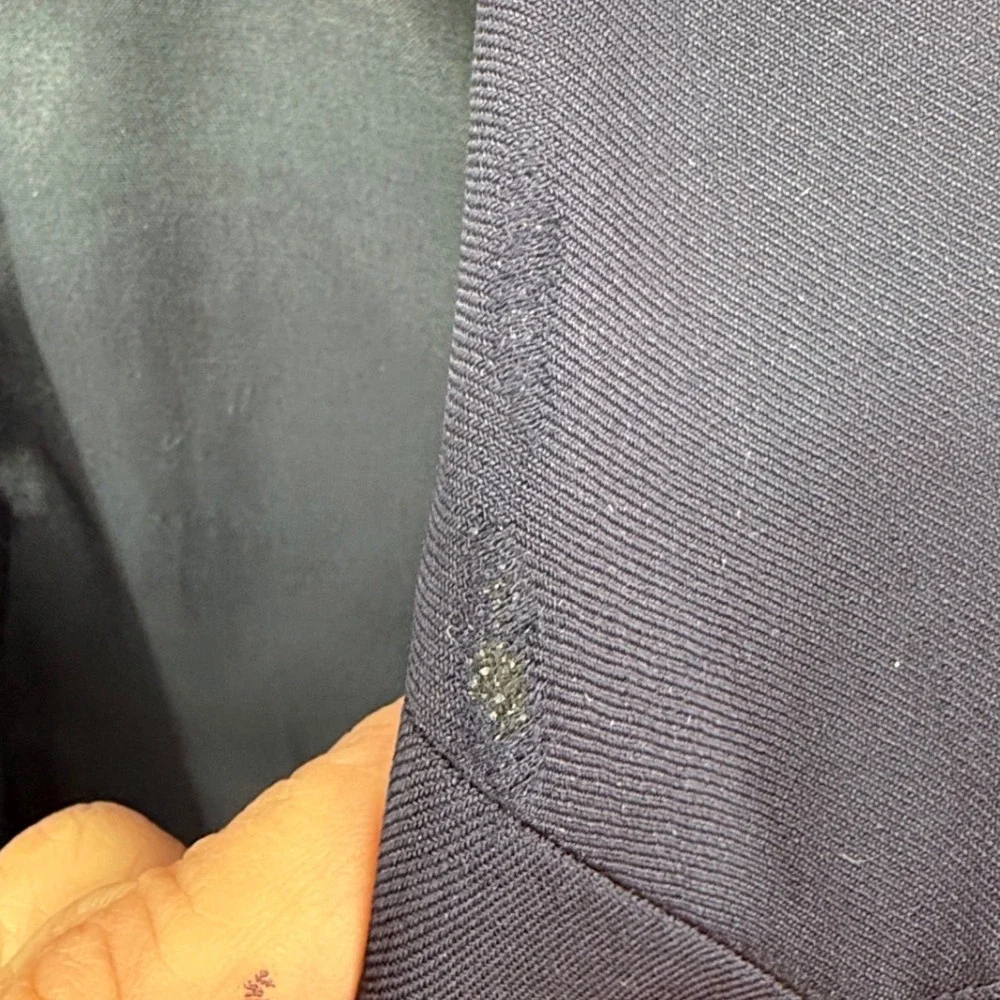 Orvis Mens Navy Blue‎ 100% Wool Two Button Blazer Sport Coat 42R*read*
